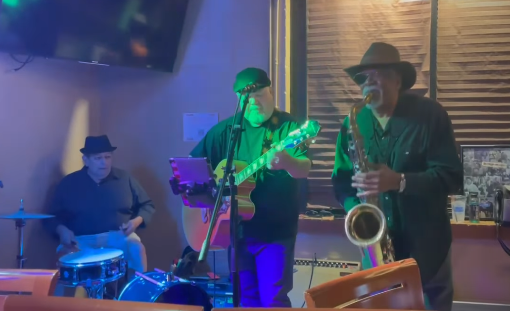 Mickey, Nic and Harry at T'z Whiskey Barrel Lounge in Topeka, KS